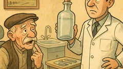 Banc: Moș Gheorghe la dentist cere solvent