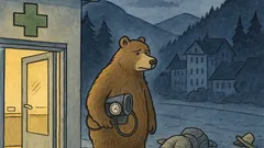 Banc: Intră un urs în farmacie...