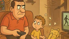 Banc: Tati, ce-i „violență domestică”?