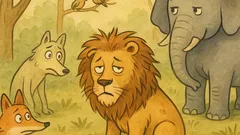 Banc: Leul întreabă: „Cine-i regele?”