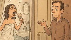 Banc: Tu cânți? Doar când fac duș